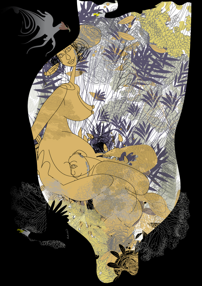 Forest women illustrated by Montse Noguera